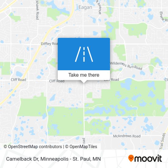 Camelback Dr map