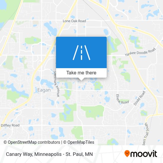 Canary Way map