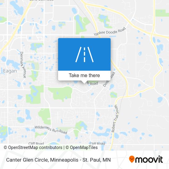 Canter Glen Circle map
