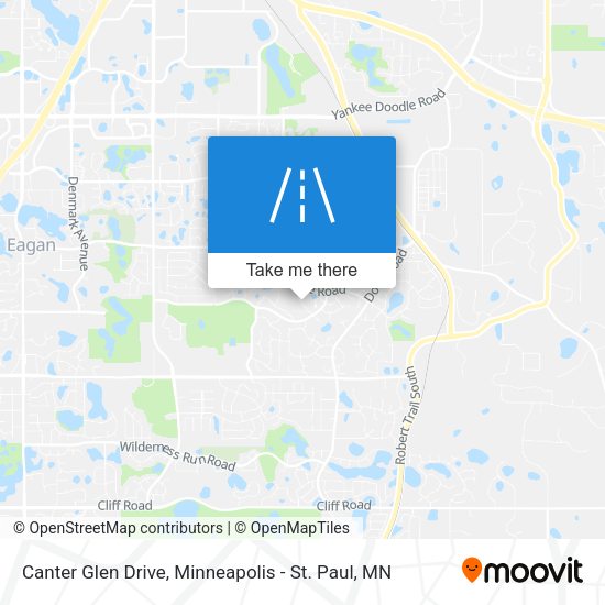Canter Glen Drive map