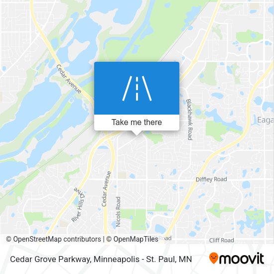 Cedar Grove Parkway map