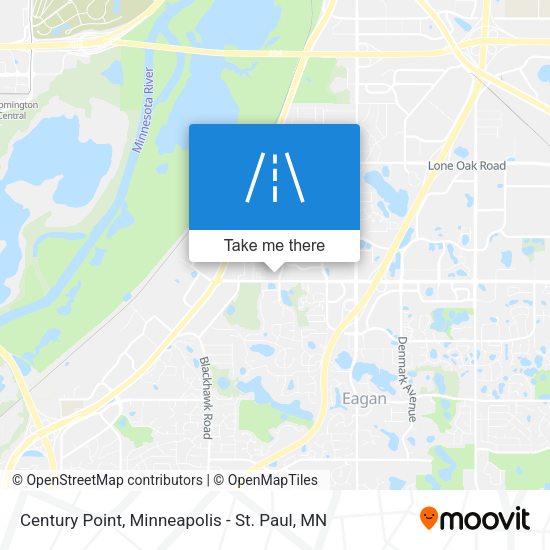 Mapa de Century Point