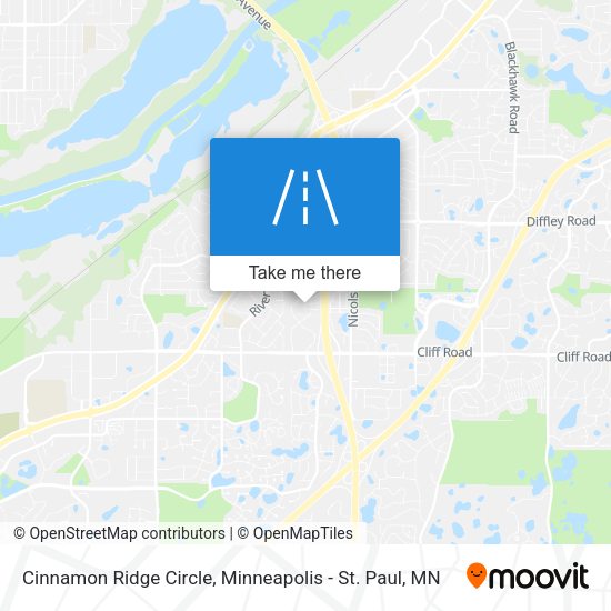 Mapa de Cinnamon Ridge Circle