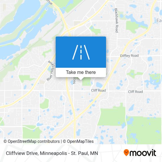 Cliffview Drive map
