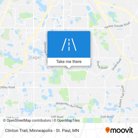 Mapa de Clinton Trail