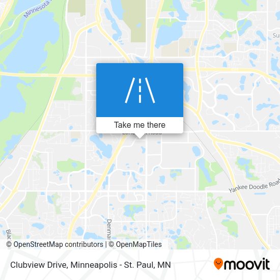 Mapa de Clubview Drive