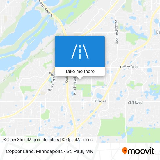 Mapa de Copper Lane
