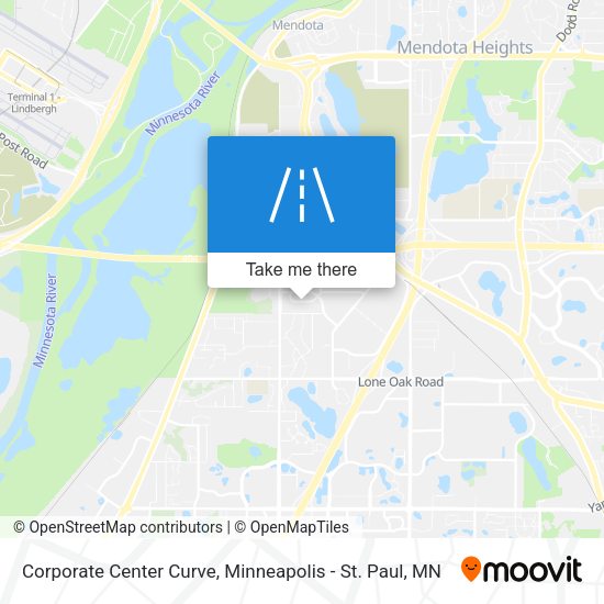 Corporate Center Curve map
