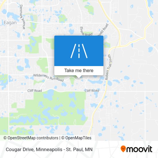 Cougar Drive map
