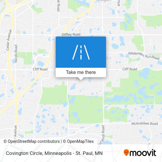Mapa de Covington Circle