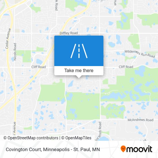 Covington Court map