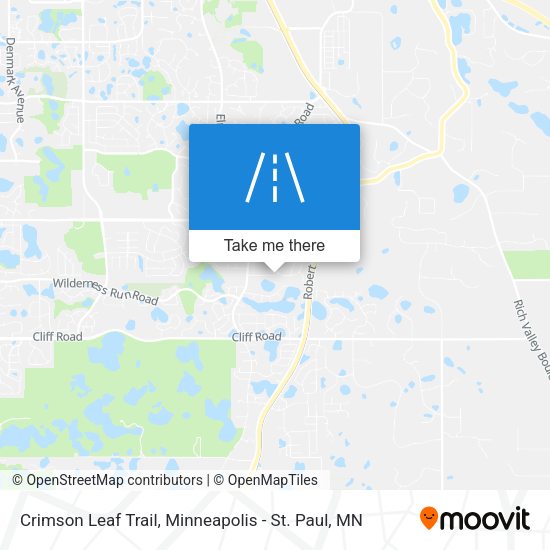 Crimson Leaf Trail map