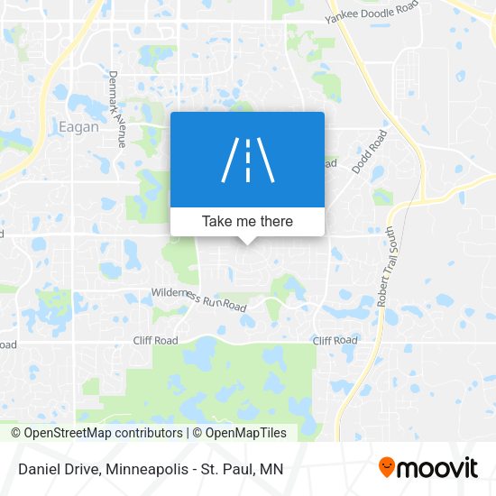 Mapa de Daniel Drive