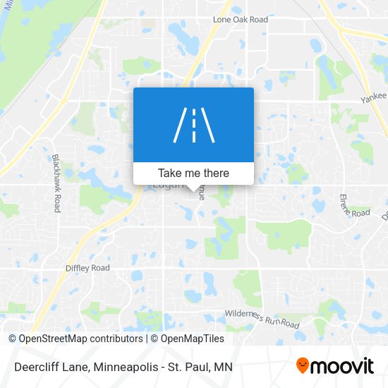 Deercliff Lane map