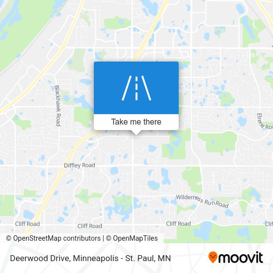Deerwood Drive map