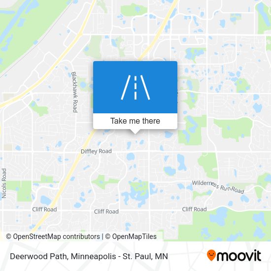 Mapa de Deerwood Path