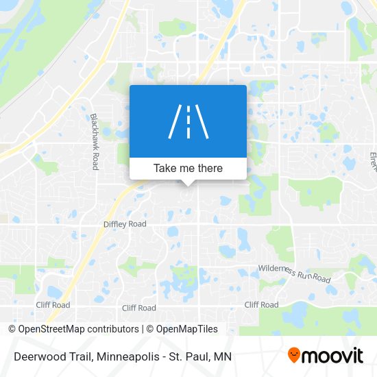 Deerwood Trail map