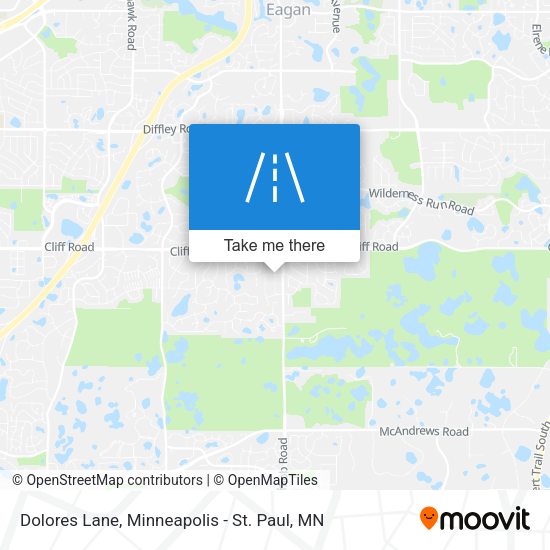 Dolores Lane map