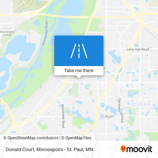 Donald Court map
