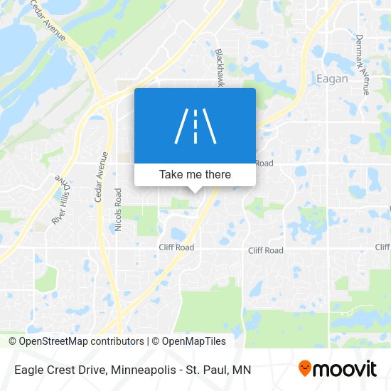 Eagle Crest Drive map