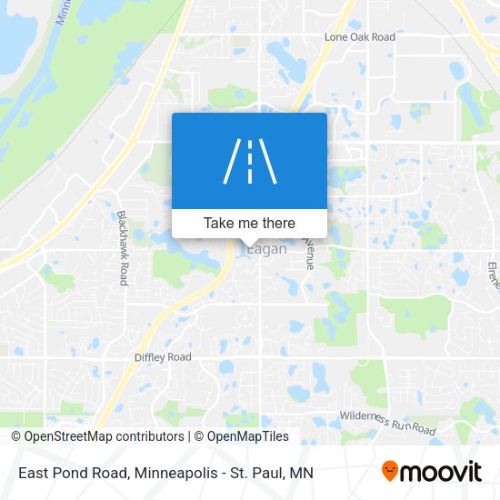 East Pond Road map