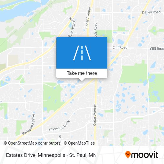 Estates Drive map