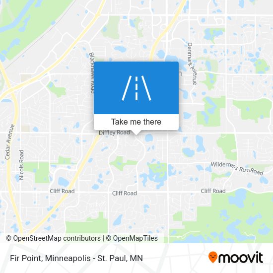 Fir Point map