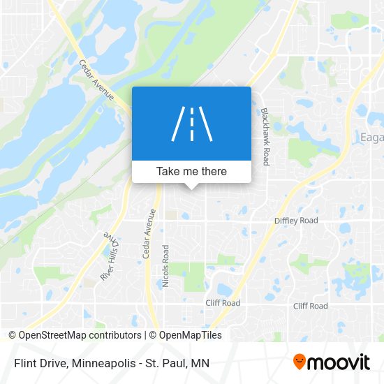 Mapa de Flint Drive