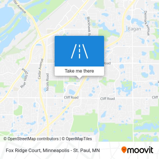Mapa de Fox Ridge Court