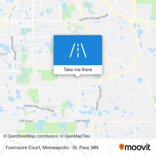 Mapa de Foxmoore Court