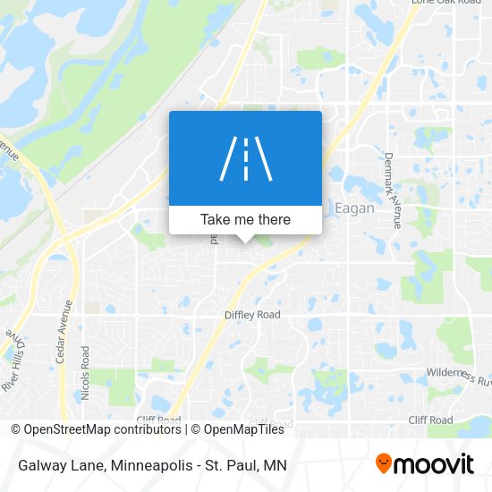 Galway Lane map
