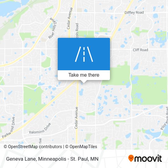 Mapa de Geneva Lane