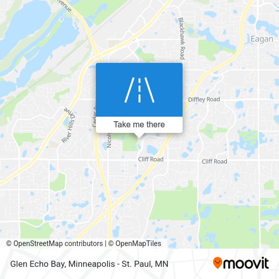 Mapa de Glen Echo Bay