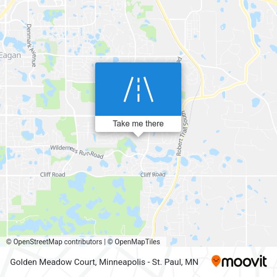 Golden Meadow Court map