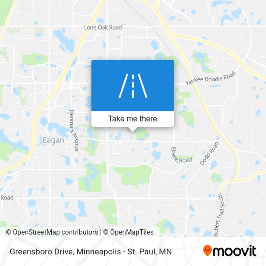 Greensboro Drive map