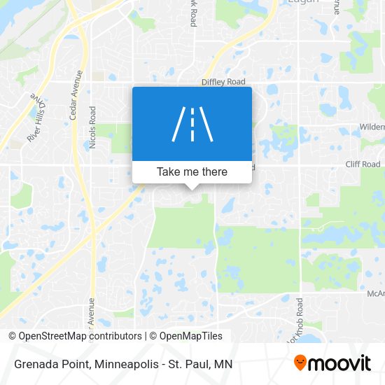 Grenada Point map