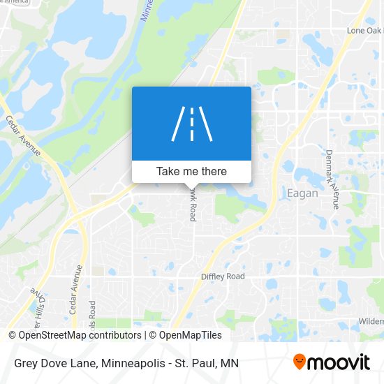 Grey Dove Lane map