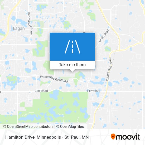 Hamilton Drive map