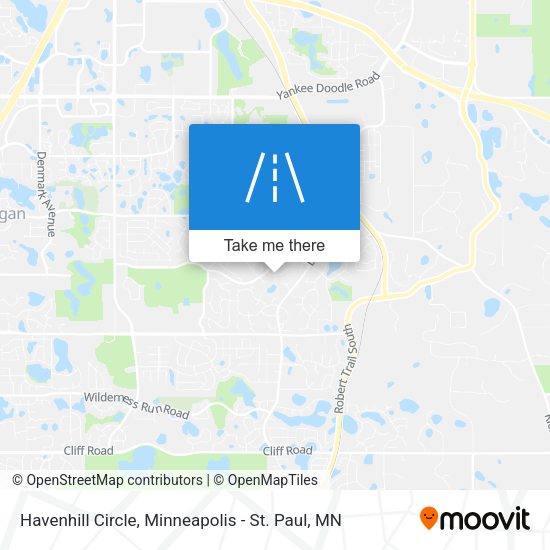 Havenhill Circle map