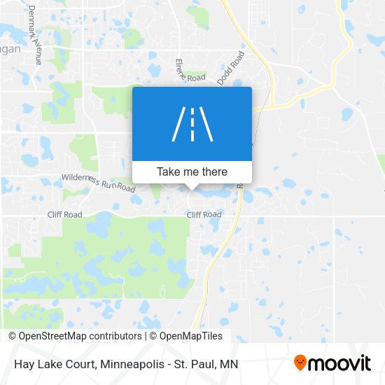 Hay Lake Court map