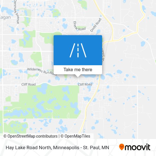 Hay Lake Road North map