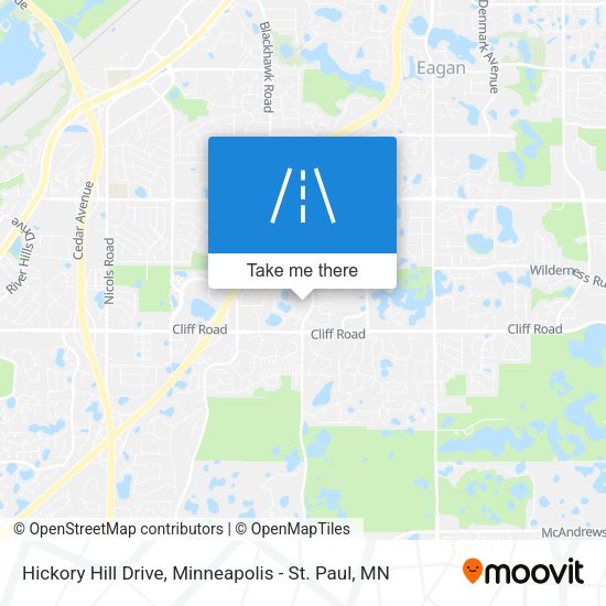 Mapa de Hickory Hill Drive