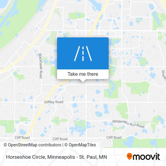 Horseshoe Circle map