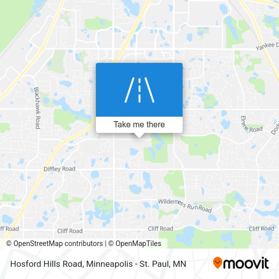 Hosford Hills Road map