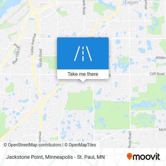 Mapa de Jackstone Point