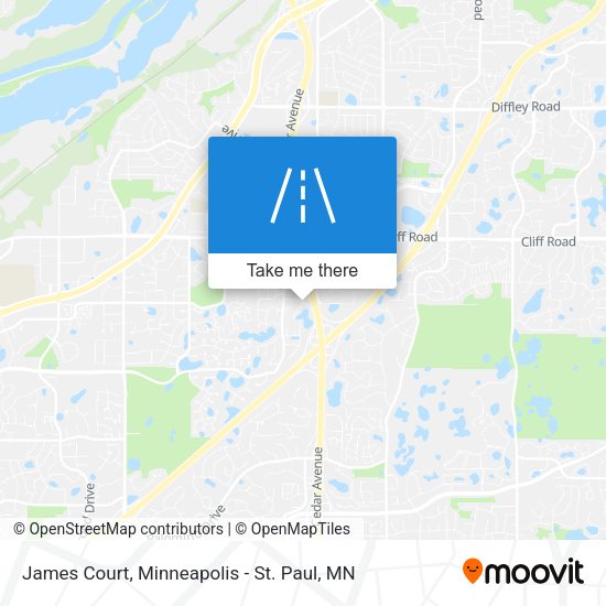 Mapa de James Court