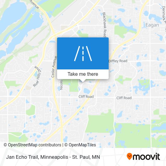 Jan Echo Trail map