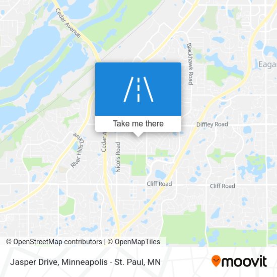 Jasper Drive map