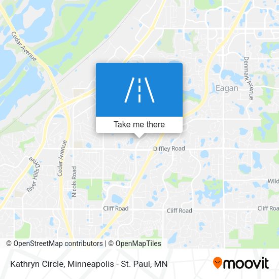 Kathryn Circle map