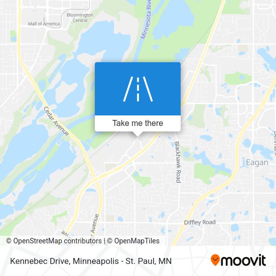 Mapa de Kennebec Drive